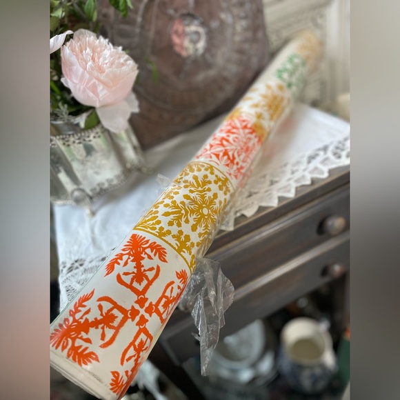 Vintage Fashon 1970s bold color eclectic print wallpaper general tire & rubber - Picture 3 of 12